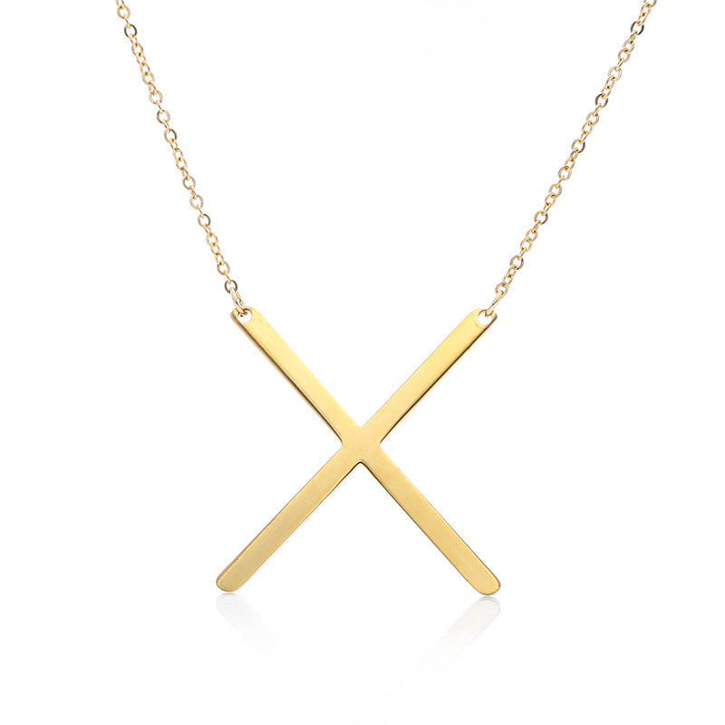 Fabulous Rose Gold Plated Stainless Steel Initial Letter Pendant Necklace | Luxury Home Accessories | Heulog Glow