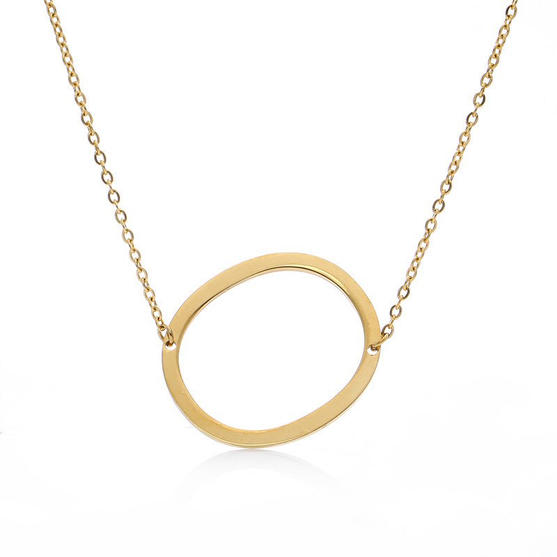 Fabulous Rose Gold Plated Stainless Steel Initial Letter Pendant Necklace | Luxury Home Accessories | Heulog Glow