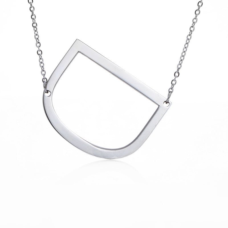 Fabulous Rose Gold Plated Stainless Steel Initial Letter Pendant Necklace | Luxury Home Accessories | Heulog Glow