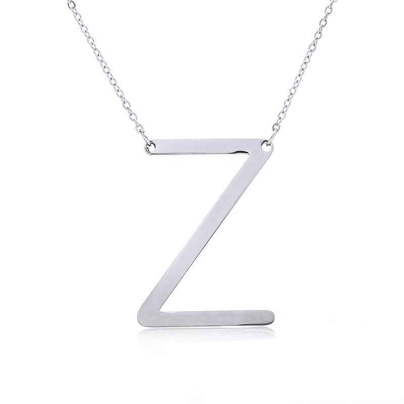 Fabulous Rose Gold Plated Stainless Steel Initial Letter Pendant Necklace | Luxury Home Accessories | Heulog Glow