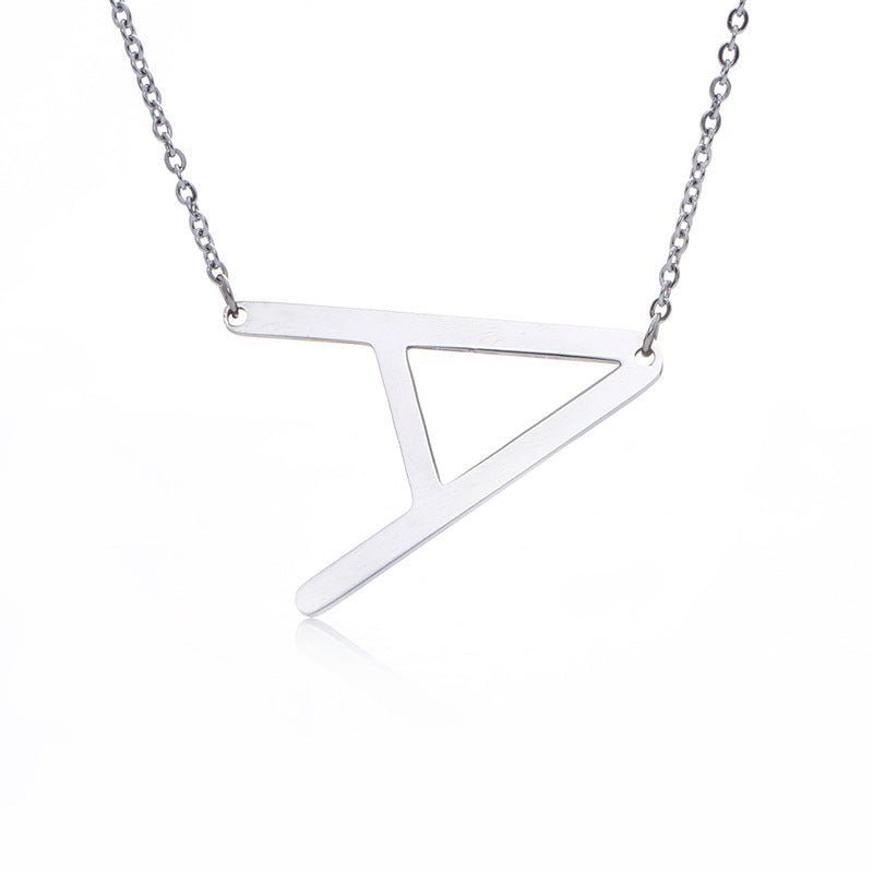 Fabulous Rose Gold Plated Stainless Steel Initial Letter Pendant Necklace | Luxury Home Accessories | Heulog Glow