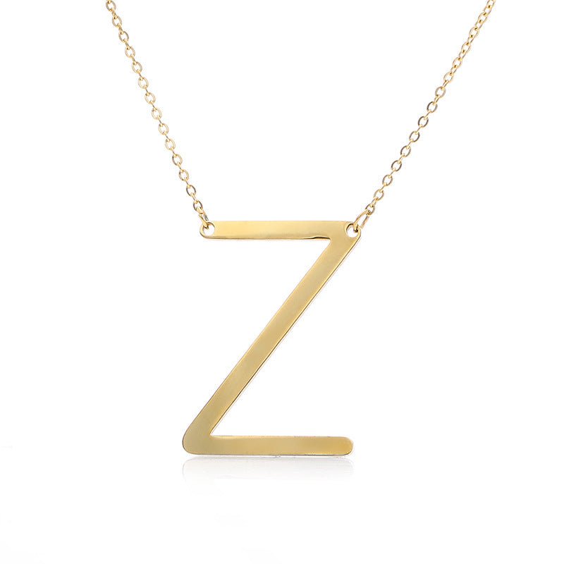 Fabulous Rose Gold Plated Stainless Steel Initial Letter Pendant Necklace | Luxury Home Accessories | Heulog Glow