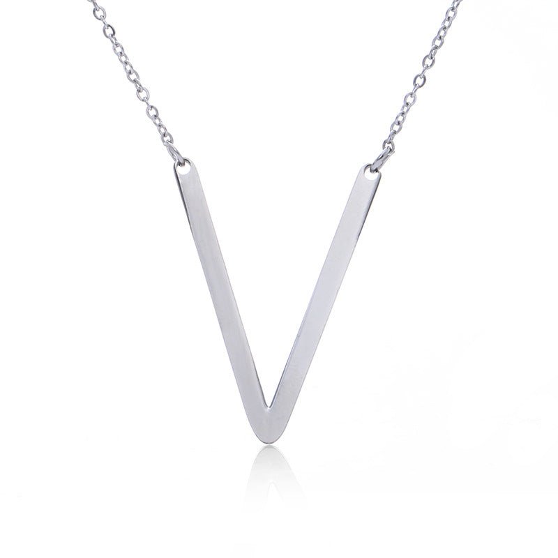 Fabulous Rose Gold Plated Stainless Steel Initial Letter Pendant Necklace | Luxury Home Accessories | Heulog Glow