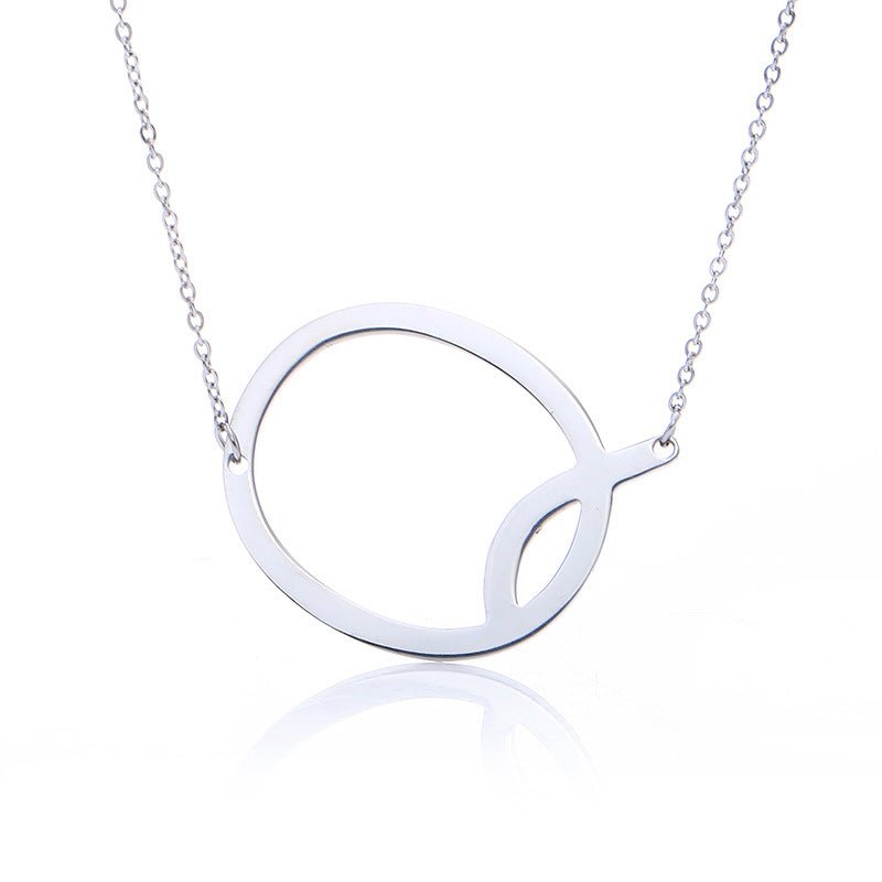 Fabulous Rose Gold Plated Stainless Steel Initial Letter Pendant Necklace | Luxury Home Accessories | Heulog Glow