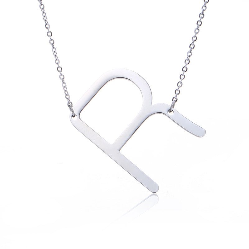 Fabulous Rose Gold Plated Stainless Steel Initial Letter Pendant Necklace | Luxury Home Accessories | Heulog Glow
