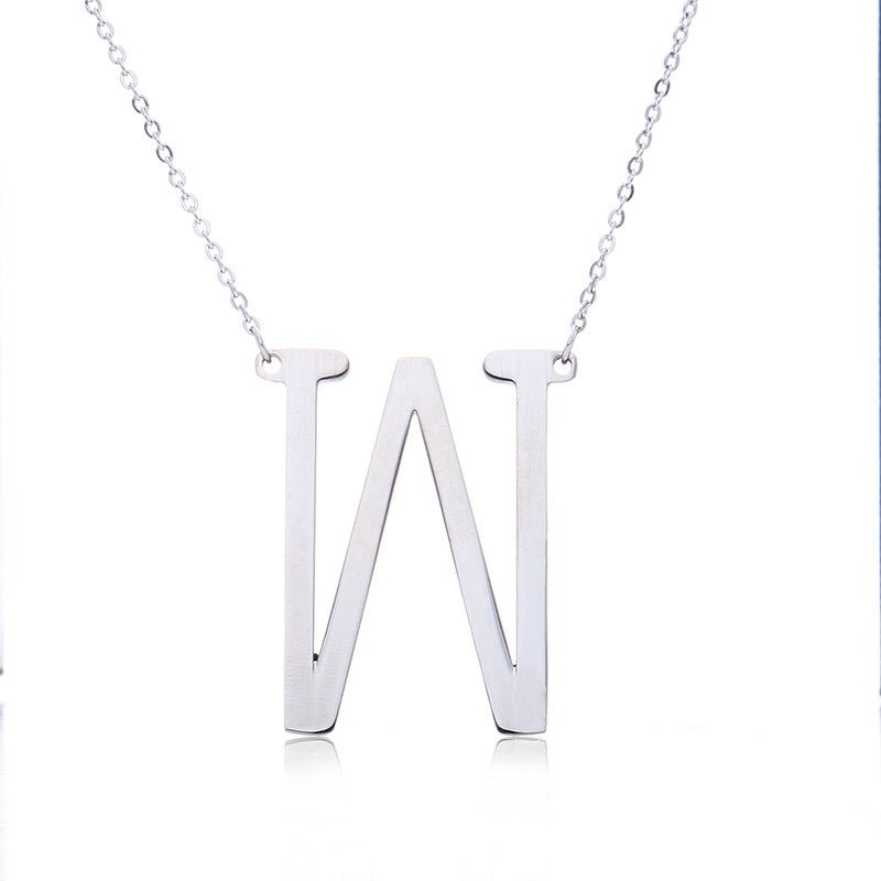 Fabulous Rose Gold Plated Stainless Steel Initial Letter Pendant Necklace | Luxury Home Accessories | Heulog Glow