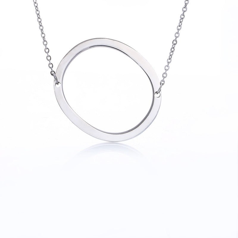 Fabulous Rose Gold Plated Stainless Steel Initial Letter Pendant Necklace | Luxury Home Accessories | Heulog Glow