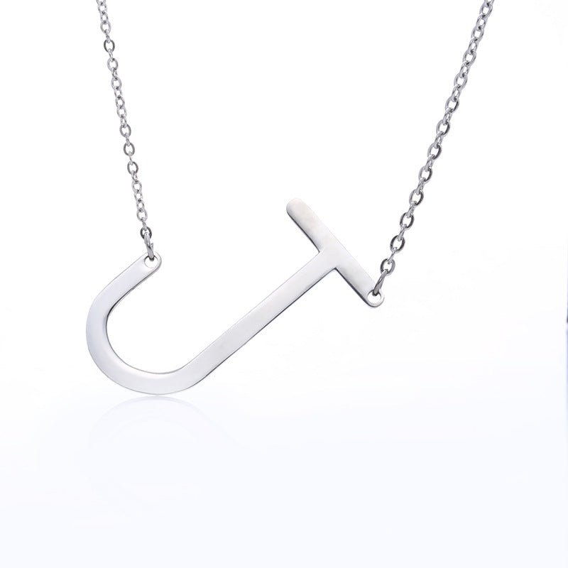 Fabulous Rose Gold Plated Stainless Steel Initial Letter Pendant Necklace | Luxury Home Accessories | Heulog Glow