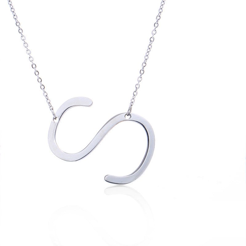 Fabulous Rose Gold Plated Stainless Steel Initial Letter Pendant Necklace | Luxury Home Accessories | Heulog Glow