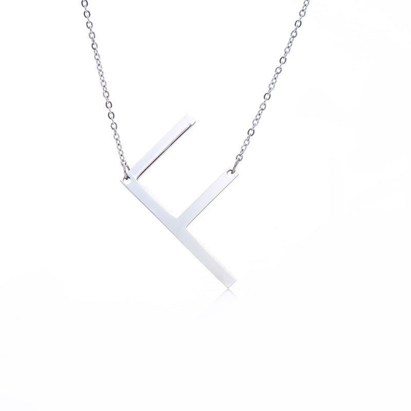 Fabulous Rose Gold Plated Stainless Steel Initial Letter Pendant Necklace | Luxury Home Accessories | Heulog Glow