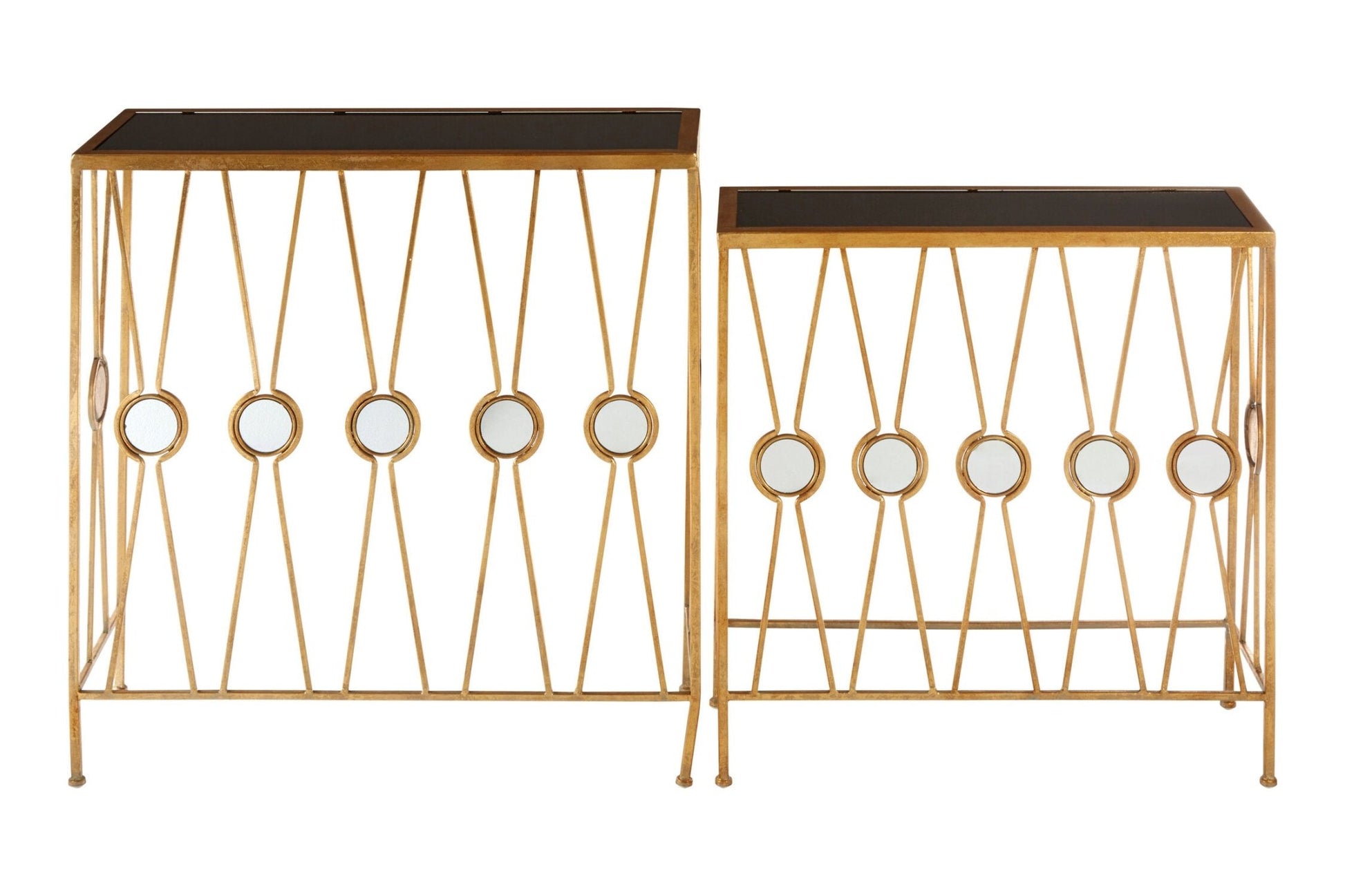 Faiza Set Of 2 Rectangular Console Tables | Luxury Home Accessories | Heulog Glow