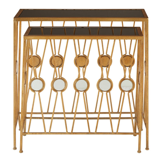Faiza Set Of 2 Rectangular Console Tables | Luxury Home Accessories | Heulog Glow