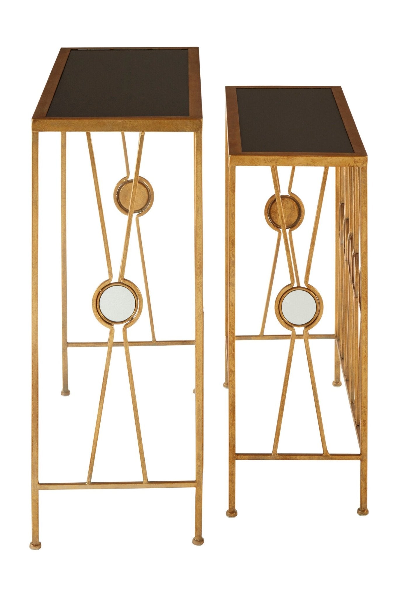 Faiza Set Of 2 Rectangular Console Tables | Luxury Home Accessories | Heulog Glow