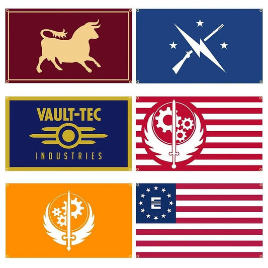 Fallout Flags | Luxury Home Accessories | Heulog Glow