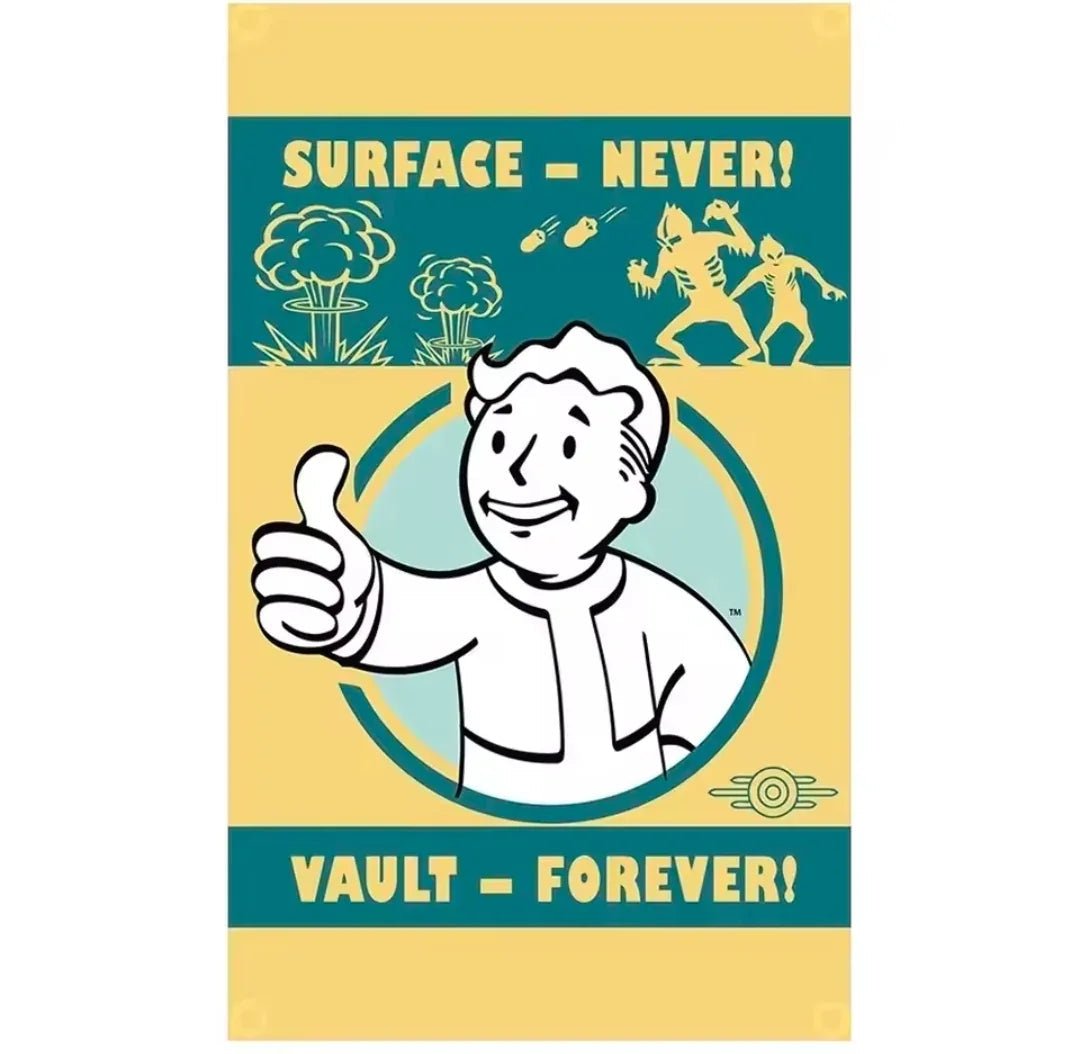 Fallout Flags | Luxury Home Accessories | Heulog Glow