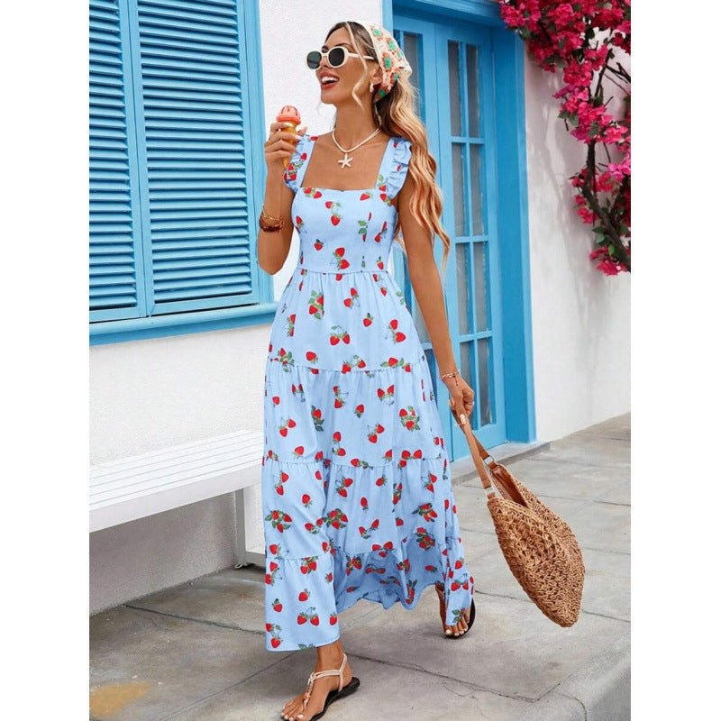 Fashion Casual Printing Dress Women | Luxury Home Accessories | Heulog Glow