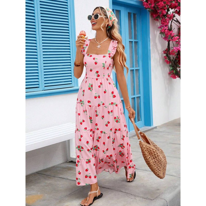 Fashion Casual Printing Dress Women | Luxury Home Accessories | Heulog Glow
