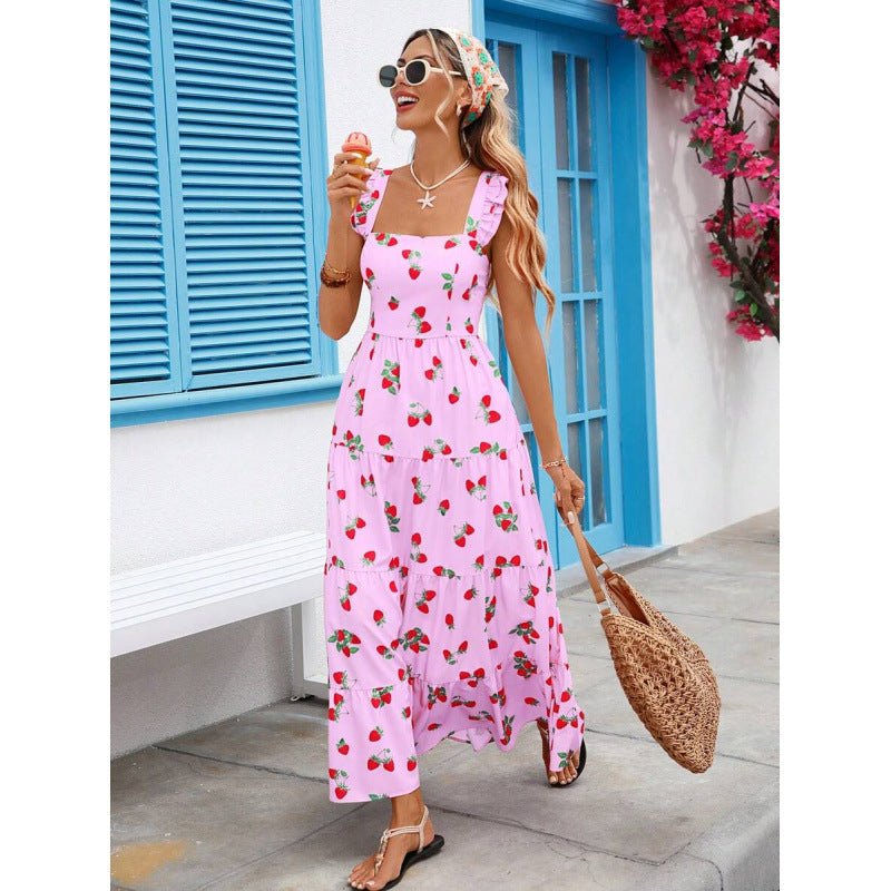 Fashion Casual Printing Dress Women | Luxury Home Accessories | Heulog Glow
