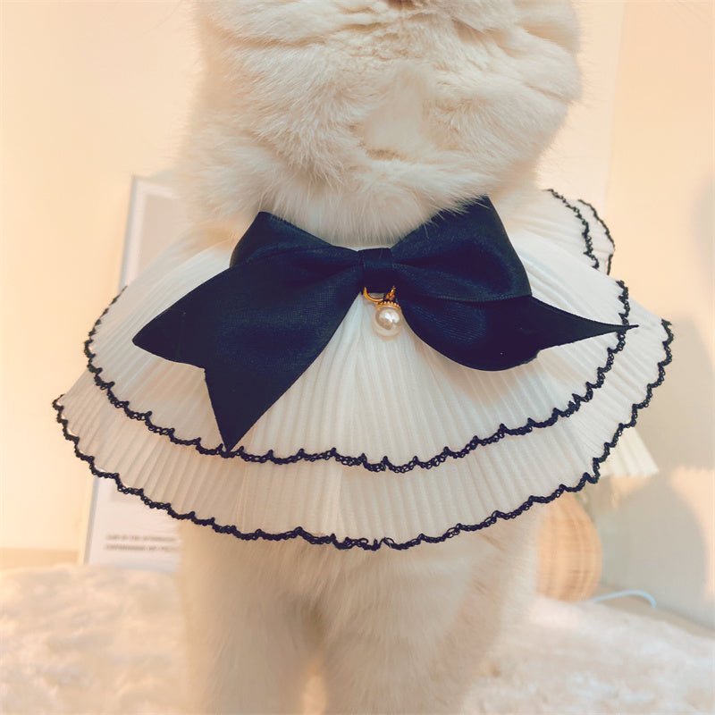 Fashion Cat Lace Neck Pet Collar Bow | Luxury Home Accessories | Heulog Glow