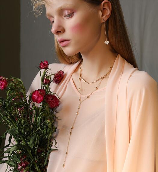 Fashion Copper Bead Chain Multilayer Individual Necklace | Luxury Home Accessories | Heulog Glow