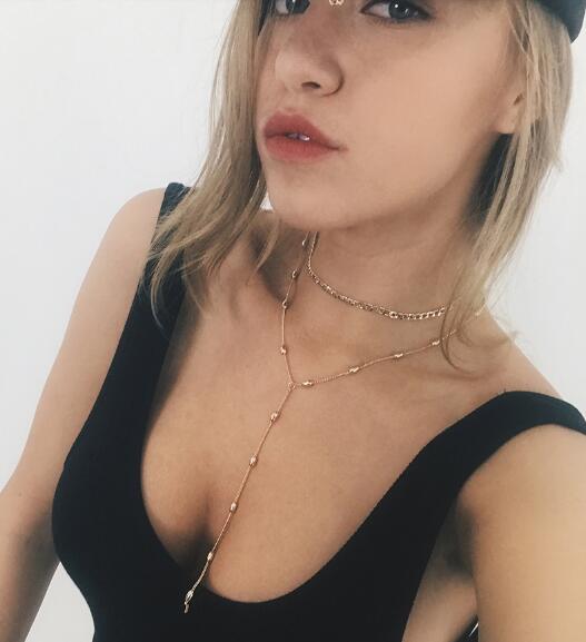 Fashion Copper Bead Chain Multilayer Individual Necklace | Luxury Home Accessories | Heulog Glow