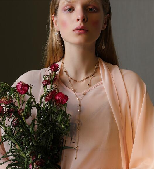 Fashion Copper Bead Chain Multilayer Individual Necklace | Luxury Home Accessories | Heulog Glow