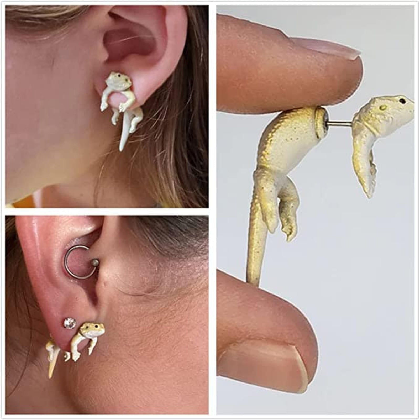 Fashion Creative Party Weird Lizard-shaped Earrings | Luxury Home Accessories | Heulog Glow