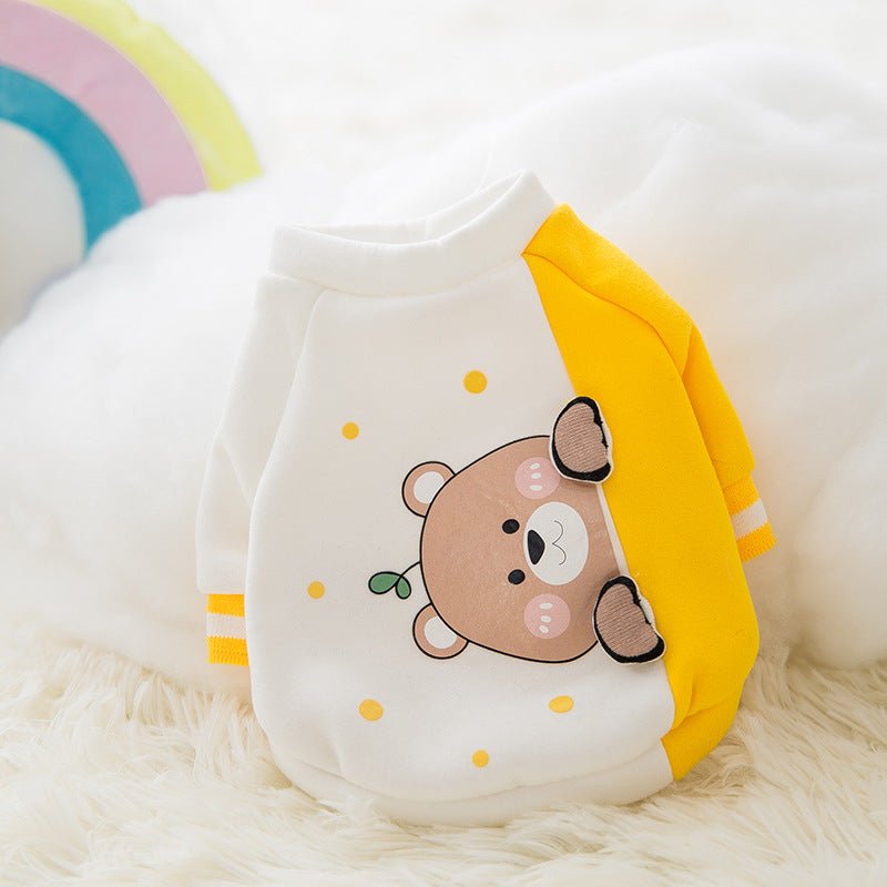 Fashion Cute Cartoon Pet Autumn And Winter Clothes | Luxury Home Accessories | Heulog Glow