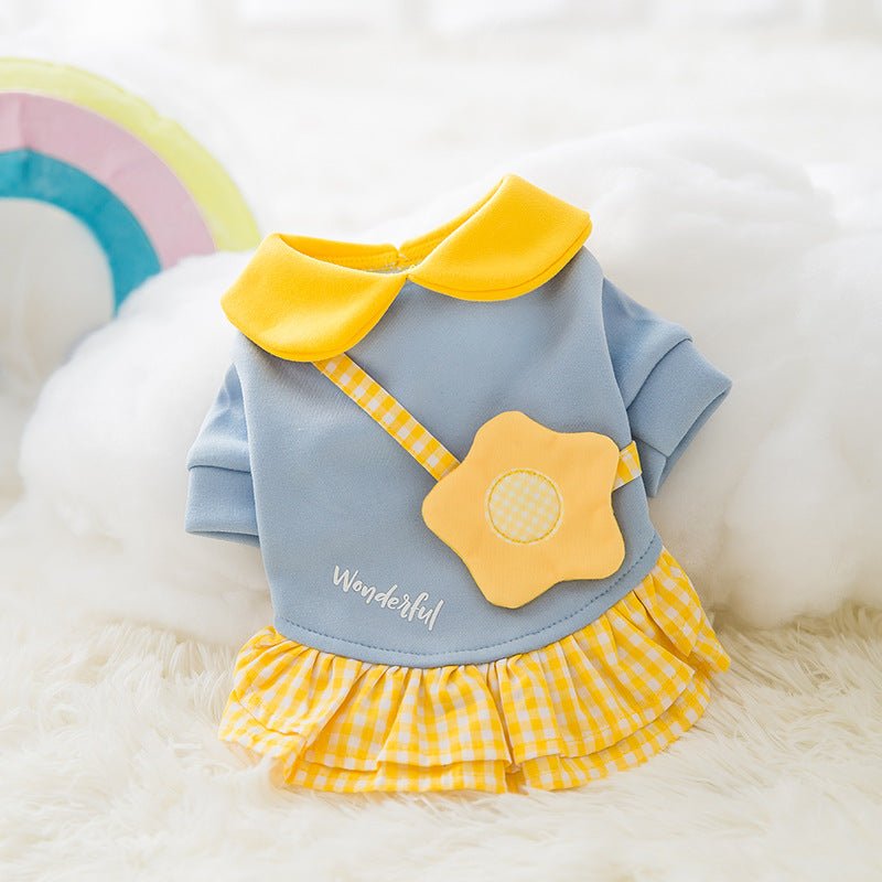 Fashion Cute Cartoon Pet Autumn And Winter Clothes | Luxury Home Accessories | Heulog Glow
