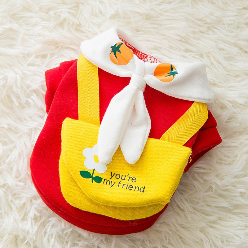 Fashion Cute Cartoon Pet Autumn And Winter Clothes | Luxury Home Accessories | Heulog Glow