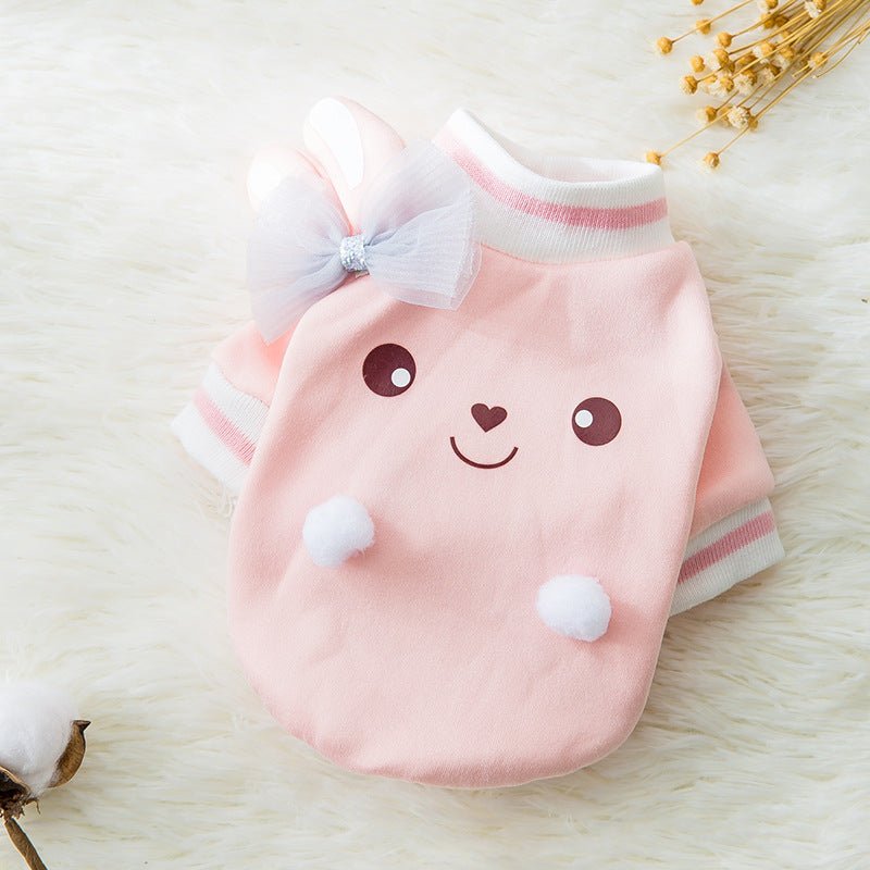 Fashion Cute Cartoon Pet Autumn And Winter Clothes | Luxury Home Accessories | Heulog Glow