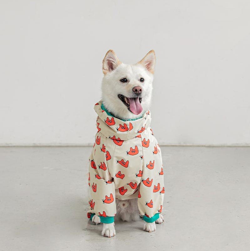 Fashion Four-legged Raincoat Dog Hooded Raincoat | Luxury Home Accessories | Heulog Glow