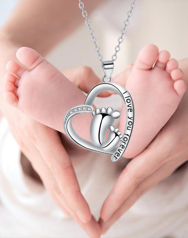 Fashion Heart-shaped Ankle Pendant Necklace Mother's Day Gift | Luxury Home Accessories | Heulog Glow