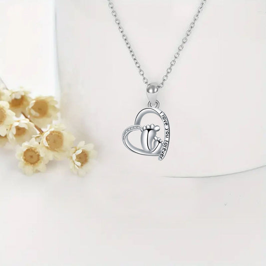 Fashion Heart-shaped Ankle Pendant Necklace Mother's Day Gift | Luxury Home Accessories | Heulog Glow