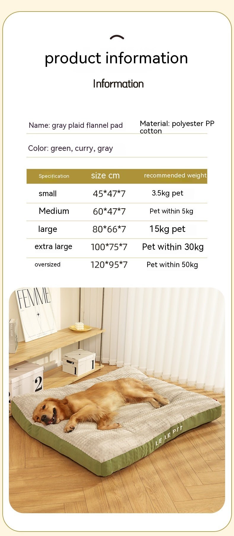 Fashion Kennel Four Seasons Universal Mattress | Luxury Home Accessories | Heulog Glow