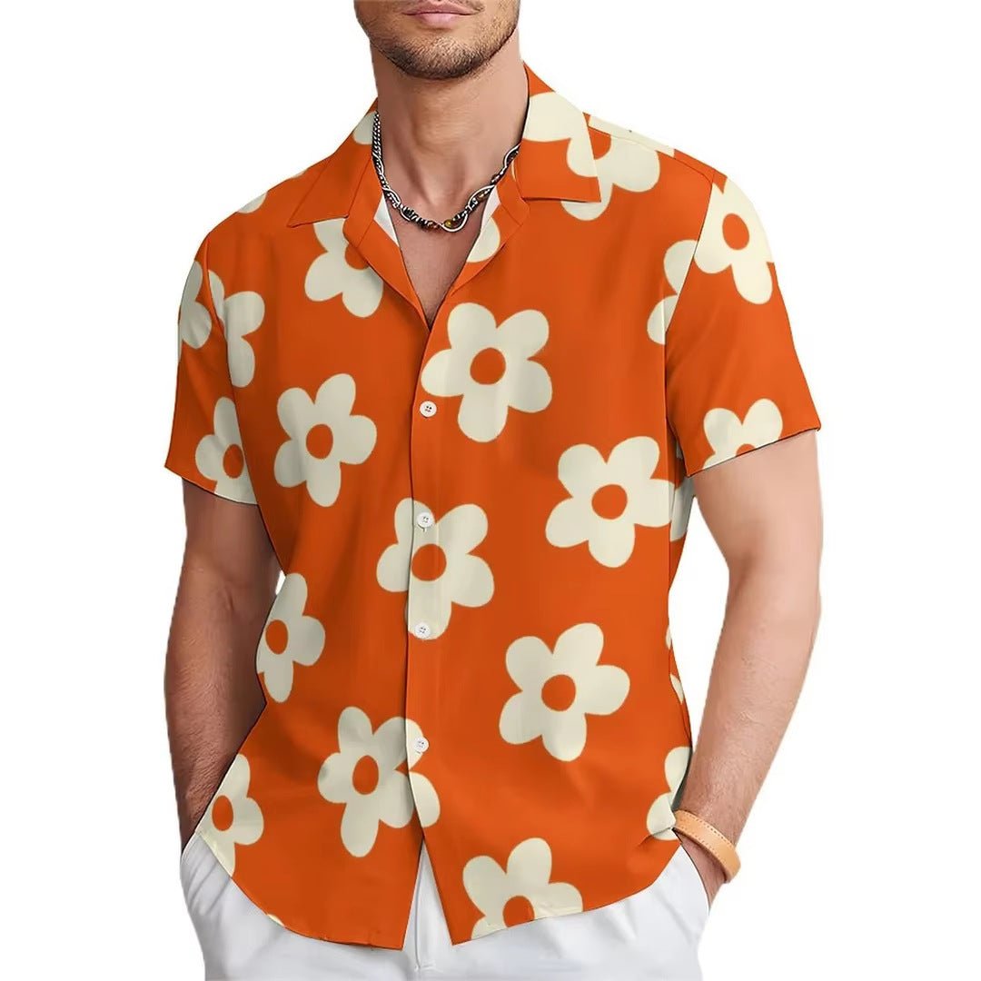 Fashion Men's Casual Floral Print Special-interest Design Shirt | Luxury Home Accessories | Heulog Glow