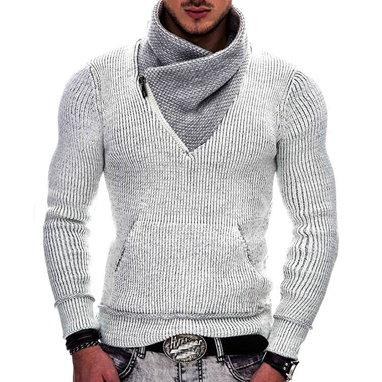 Fashion Pocket High Neck Slim Fit Sweater Knit Coat | Luxury Home Accessories | Heulog Glow