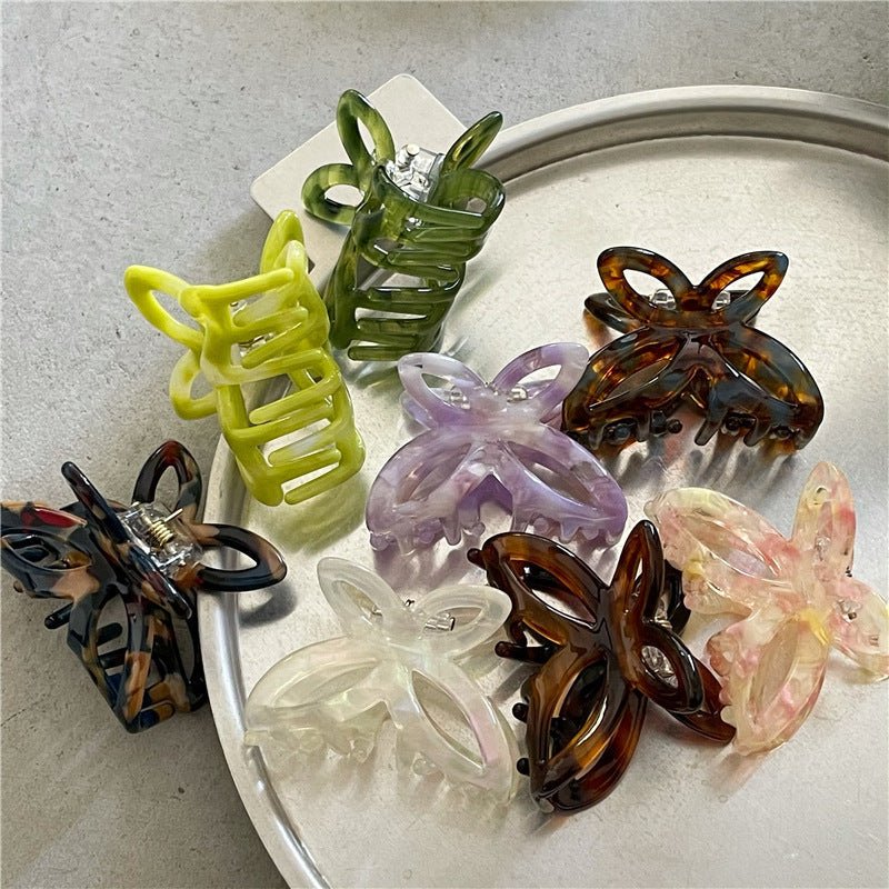 Fashion Retro Colorized Butterfly Small Hair Clip | Luxury Home Accessories | Heulog Glow
