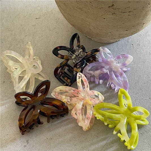 Fashion Retro Colorized Butterfly Small Hair Clip | Luxury Home Accessories | Heulog Glow