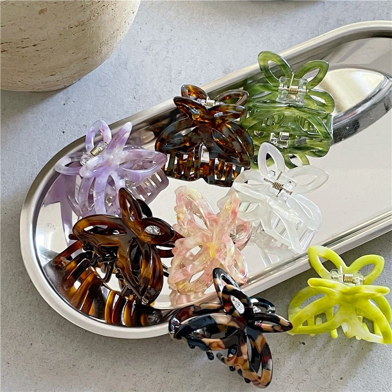 Fashion Retro Colorized Butterfly Small Hair Clip | Luxury Home Accessories | Heulog Glow