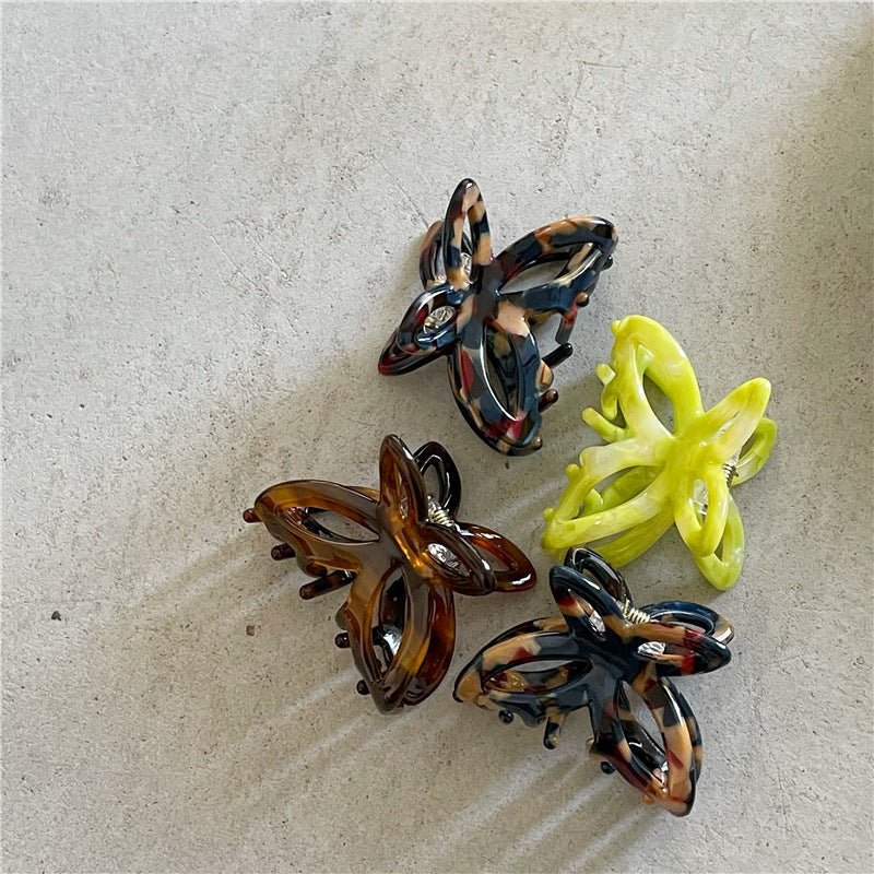 Fashion Retro Colorized Butterfly Small Hair Clip | Luxury Home Accessories | Heulog Glow