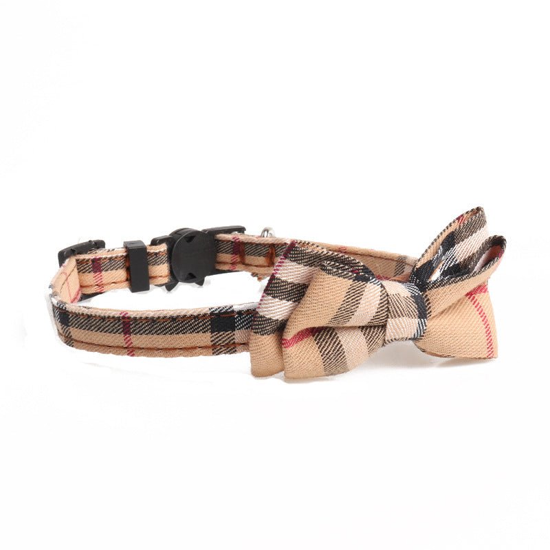 Fashion Simple Canvas Plaid Pet Collar | Luxury Home Accessories | Heulog Glow