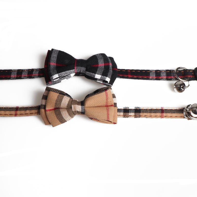 Fashion Simple Canvas Plaid Pet Collar | Luxury Home Accessories | Heulog Glow
