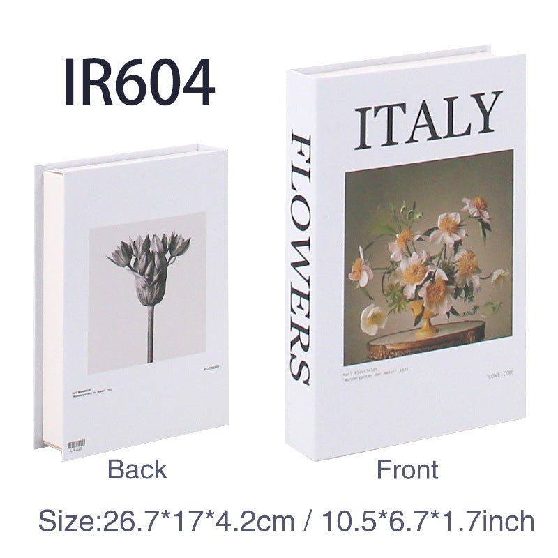 Fashion Simple Style Prop Books Fake Book Magazine Ornaments | Luxury Home Accessories | Heulog Glow