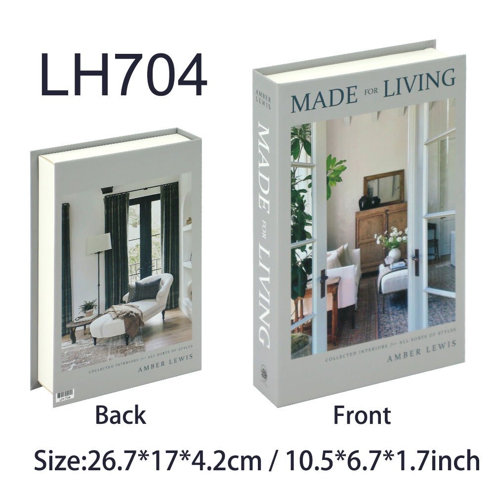 Fashion Simple Style Prop Books Fake Book Magazine Ornaments | Luxury Home Accessories | Heulog Glow