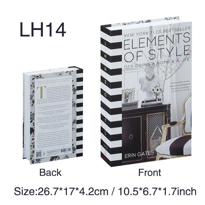 Fashion Simple Style Prop Books Fake Book Magazine Ornaments | Luxury Home Accessories | Heulog Glow