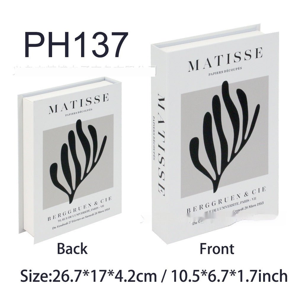 Fashion Simple Style Prop Books Fake Book Magazine Ornaments | Luxury Home Accessories | Heulog Glow