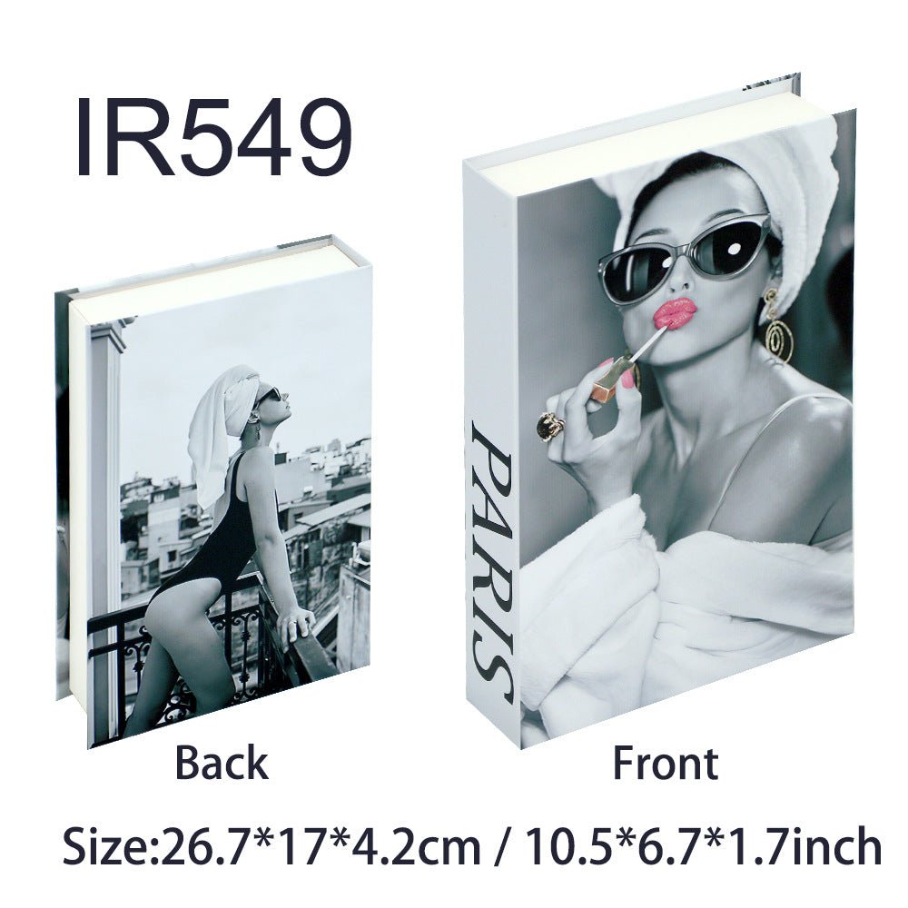Fashion Simple Style Prop Books Fake Book Magazine Ornaments | Luxury Home Accessories | Heulog Glow