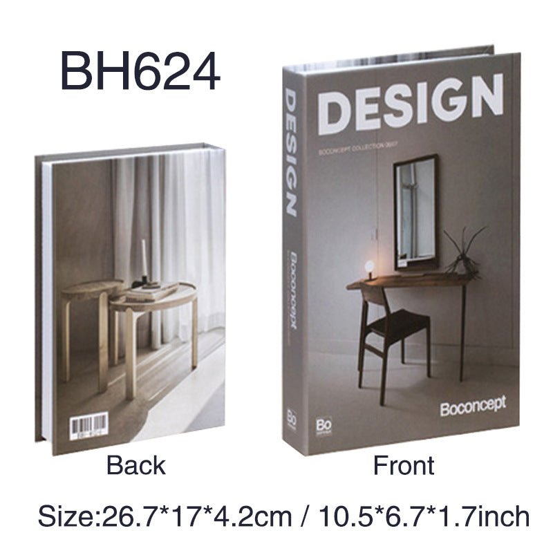 Fashion Simple Style Prop Books Fake Book Magazine Ornaments | Luxury Home Accessories | Heulog Glow