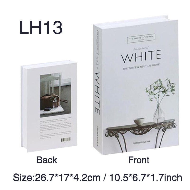 Fashion Simple Style Prop Books Fake Book Magazine Ornaments | Luxury Home Accessories | Heulog Glow